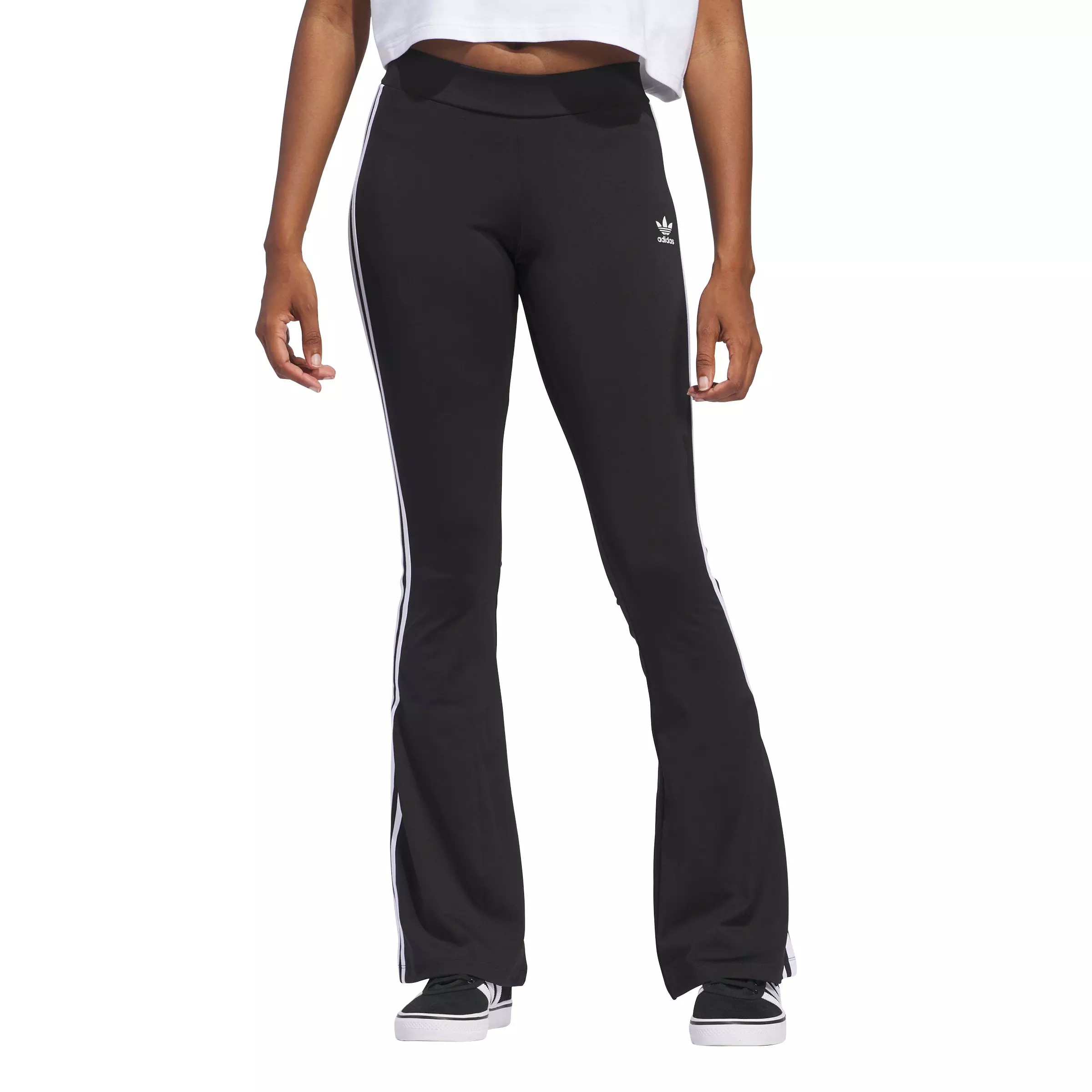 adidas Originals Women's Flared Leggings-Black